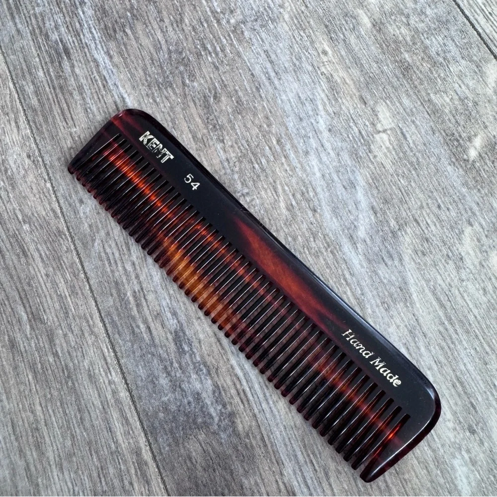 Kent Brushes 54MM British - Handmade Tortoiseshell Comb